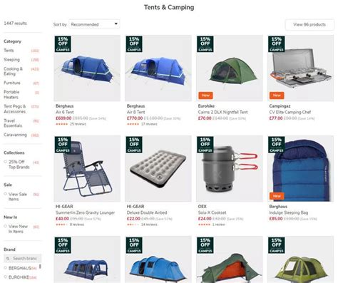 BLACKS - Extra 15% off Tents & Camping (Some Already Half Price!) at Blacks