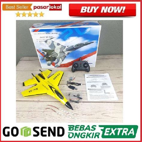 Jual Remote Control Pesawat Terbang Glider Airplane Foam G Rc Fx