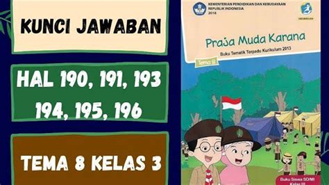 Kunci Jawaban Tema Kelas Sd Halaman