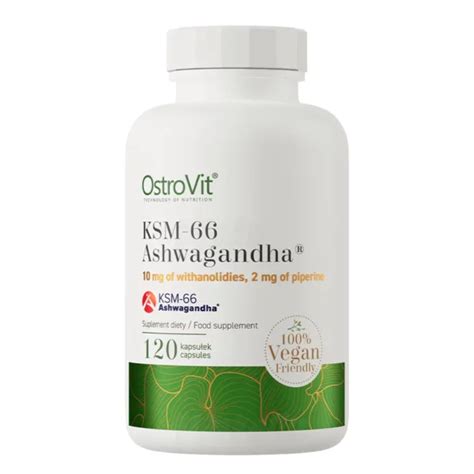 Ostrovit Ksm Ashwagandha Vege Capsules Natural Stress Relief