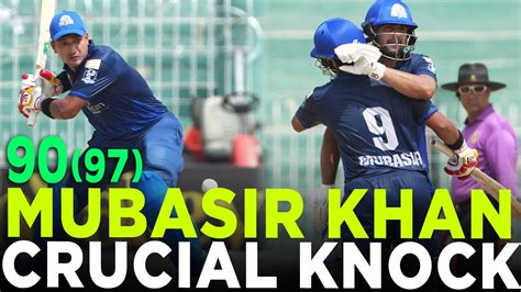 Mubasir Khan Superb Innings Lions Vs Panthers Match 5 Bahria Town