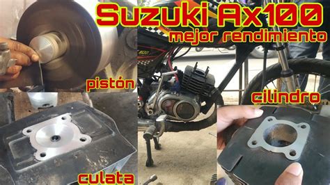 Suzuki Ax Modificaci N A Pist N Cilindro Culata Incre Ble