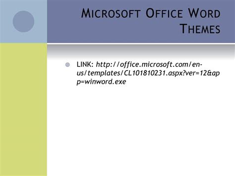 PPT - Microsoft Office Themes Online PowerPoint Presentation, free ...