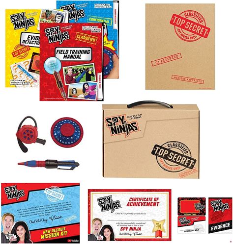 New W Box Spy Ninjas New Recruit Mission Kit From Vy Qwaint Etsy