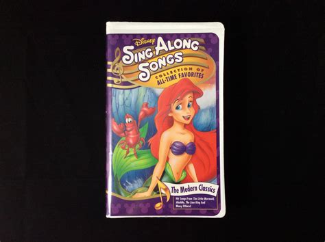 Disney Sing Along Songs VHS Tape Collection of All-time Favorites: the ...