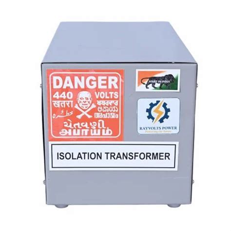 5 Kva Single Phase Isolation Transformer At ₹ 22500 Ac Isolation