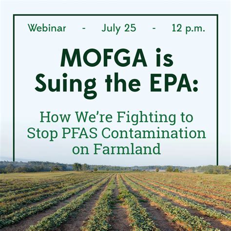 MOFGA Is Suing The EPA How We Re Fighting To Stop PFAS Contamination