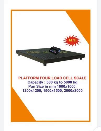 Honeywell Brand 4 Loadcell Platform Weighing Scale Honeywell Brand