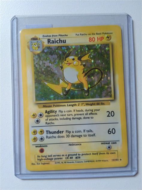 Raichu Base Set Value Mavin