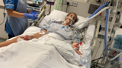 Blonde Girl In Coma In Hospital