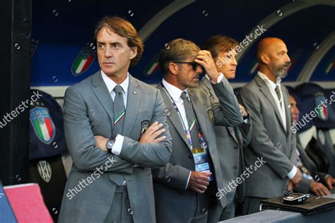 Italys Head Coach Roberto Mancini L Editorial Stock Photo Stock Image