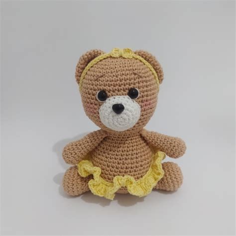 Ursinha Amigurumi Loja Geek Mandy Elo7 Produtos Especiais