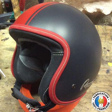 Casque Moto Jet Homologu Artisanal Et Personnalisable