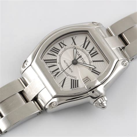 Lot Cartier Roadster Automatic Ref Case No Uf Made In