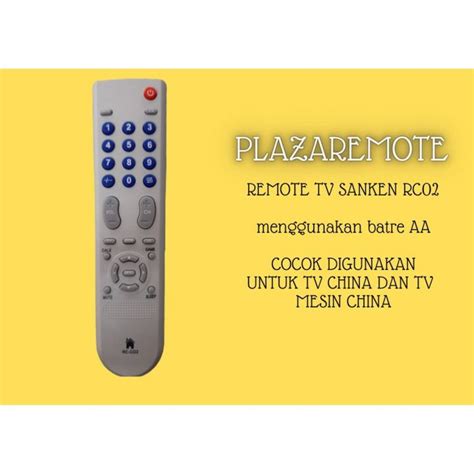 Remote Sanken Tv Tabung Sanken Hijau Sanken Rc Lazada Indonesia