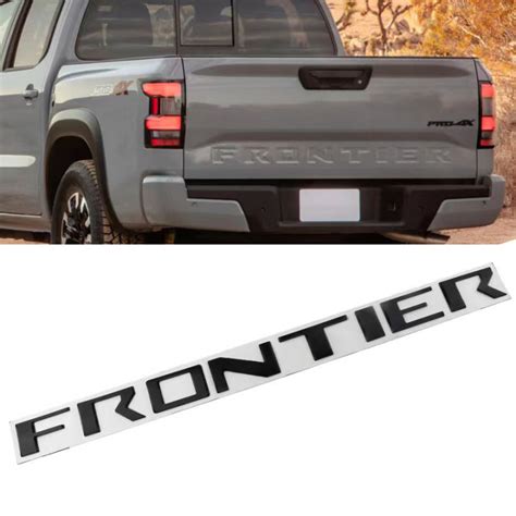 D Abs Letters Compatible For Nissan Frontier Raised Trunk Rear Emblem