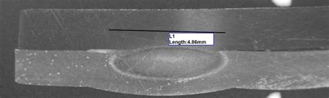 4 Aluminum Edge Spot Weld Cross Section Innovative Weld Solutions