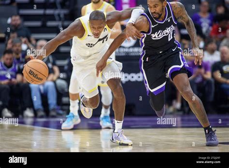 Utah Jazz Guard Kris Dunn 11 Is Guarded By Sacramento Kings Guard