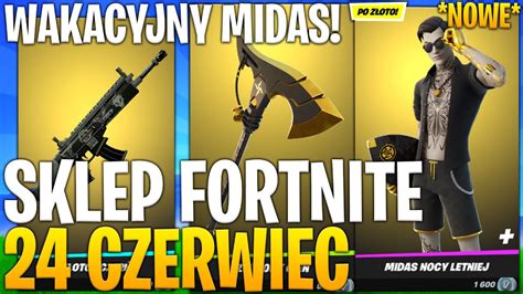 NOWY SKIN MIDAS NOCY LETNIEJ Kilof ZŁOCONY CIEŃ w Nowy Sklep Fortnite