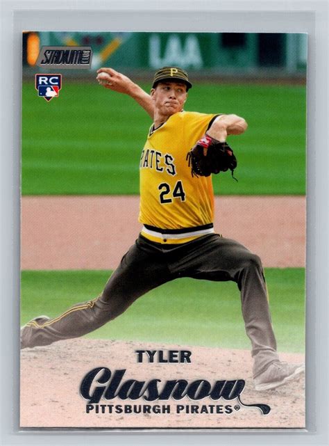 Topps Stadium Club Tyler Glasnow Rc For Sale Online Ebay