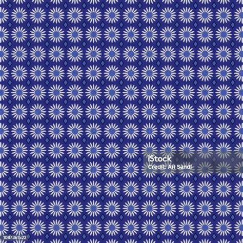 Tekstur Dan Latar Belakang Nada Biru Batik Bagus Untuk Dicetak
