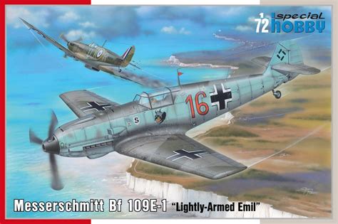 Messerschmitt Bf 109E 1 Lightly Armed Emil 1 72 Special Hobby Car