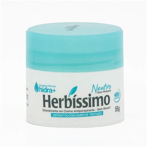 Herbíssimo Neutro Desodorante Creme 55g Submarino