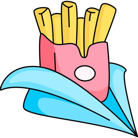 French Fries Generic Color Outline Icon