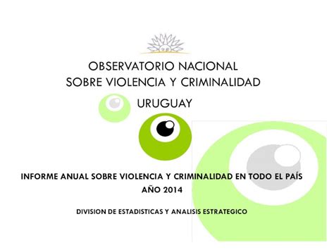 Pdf Informe Anual Sobre Violencia Y Criminalidad En Todo