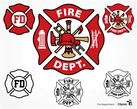 Fire Rescue Logo Clip Art