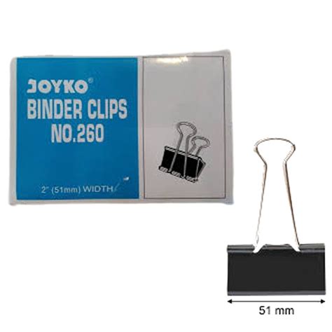 Jual Kotak Binder Clip Penjepit Kertas No Joyko Shopee Indonesia