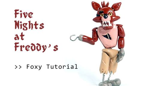 Foxy From Five Nights At Freddys Polymer Clay Tutorial Polymer Clay