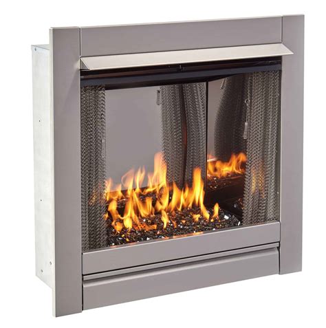 Duluth Forge Vent Free Stainless Outdoor Gas Fireplace Insert With