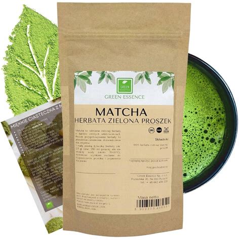 Matcha Herbata Zielona G Proszek Green Essence Allegro Pl