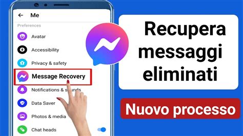 Come Recuperare I Messaggi Eliminati Su Messenger Recupera I Messaggi