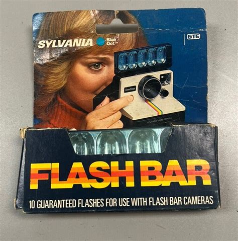 Vintage Gte Sylvania Blue Dot Flash Bar Flashes New Ebay