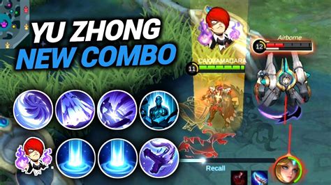 Yu Zhong New Best Combo Tutorial Ely MLBB Youtube YouTube