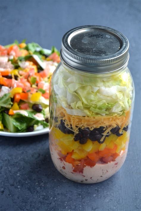 Mason Jar Taco Salads The Nutritionist Reviews