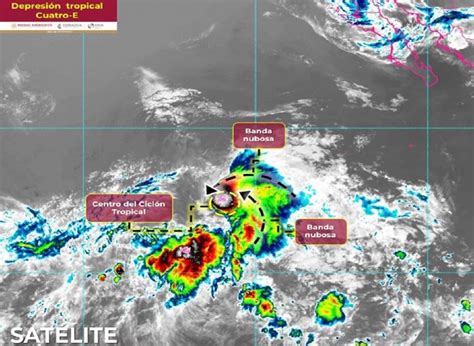 Se forma la depresión tropical Cuatro E en el Pacífico POSTA Nuevo León