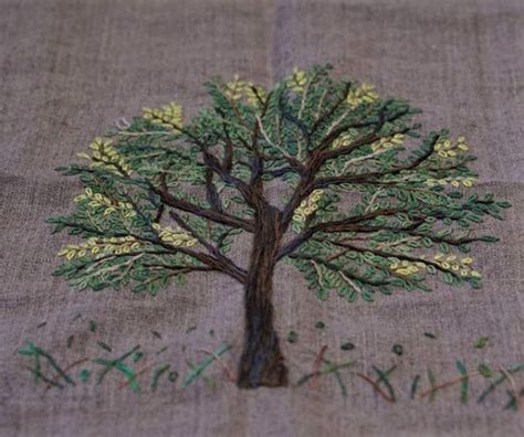 Pin By Donna Harris On Embroidery Trees Ribbon Embroidery Trees To