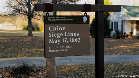 Shiloh National Military Park Corinth Unit Union Siege Lines May