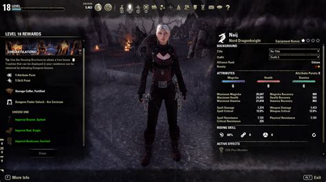 LEVELING REWARDS Full List By Levels Elder Scrolls Online