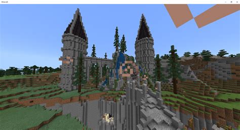 My Castle Build On My Survival World Minecraft