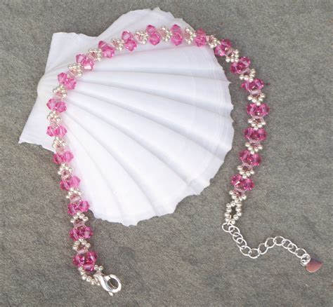 Swarovski Crystal Anklet Jewelry Making Journal