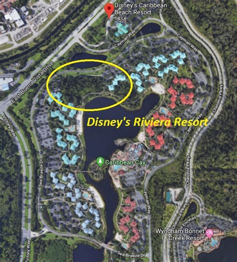 Map Of Disney Riviera Resort