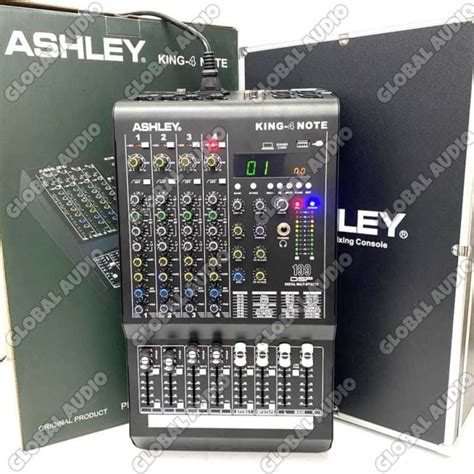 Jual Mixer Ashley King 4 Note Original 4 Channel Bluetooth USB Free