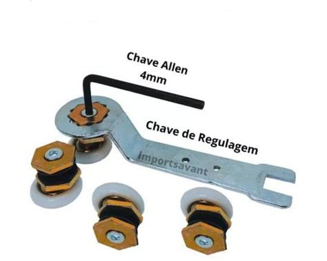 4 Roldanas Para Box Blindex Janela Porta De Vidro Temperado Al