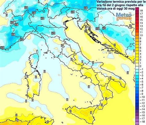 Meteo Ponte Giugno Caldo Ancora Intenso Pur Con Qualche Grado In