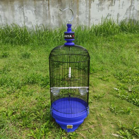 Jual Sangkar Burung Besi Kapsul Dragon Oriq Jaya Warna Biru