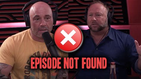 Joe Rogan Responds To Alex Jones Episode Getting Deleted On Spotify